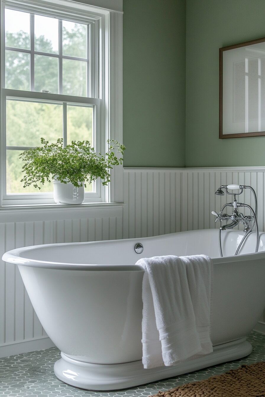 29 Green Bathroom Ideas to Create a Serene and Beautiful Bathroom Environment 27 green bathroom