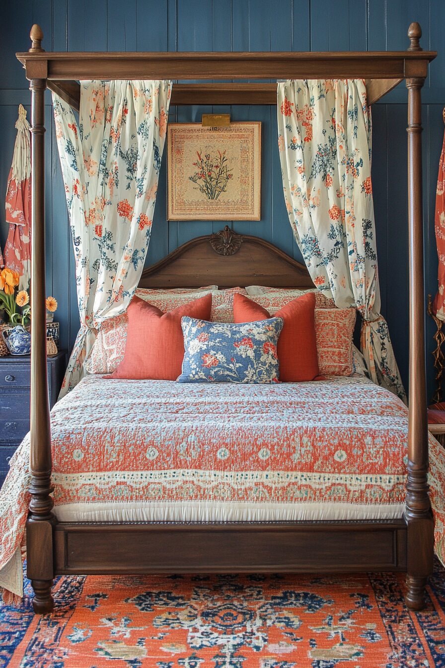 29 Boho Bedroom with Canopy Ideas for a Relaxing, Enchanting Bedroom Makeover 28 Boho Bedroom with Canopy