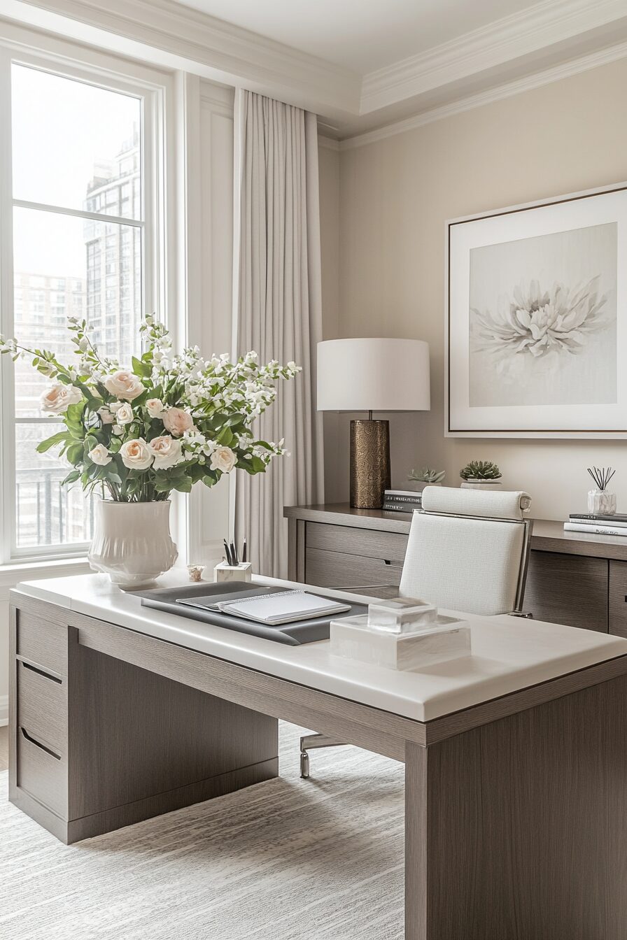 29 Elegant Home Office Ideas to Add Timeless Style and Practicality to Your Office 28 Elegant home office