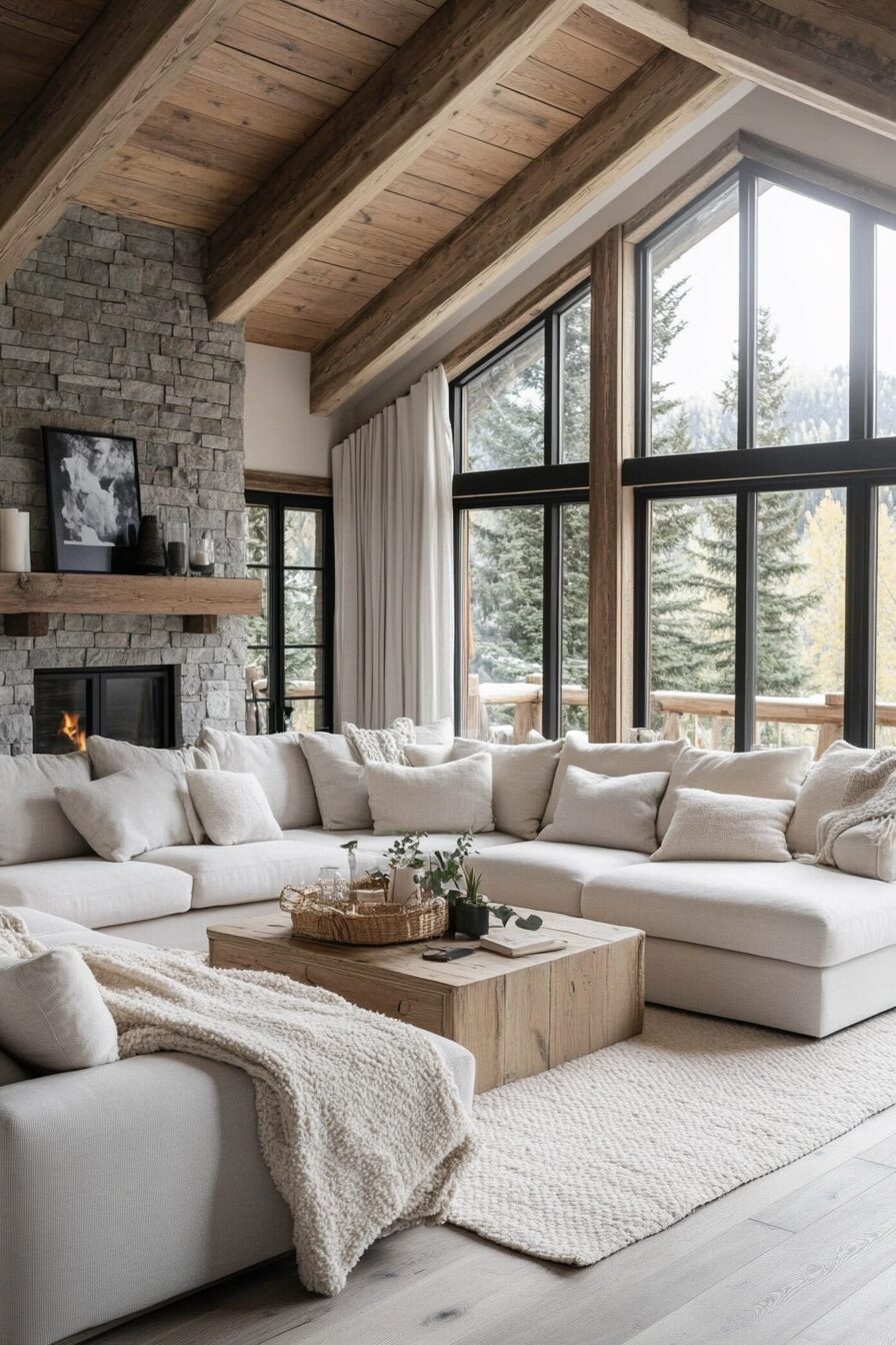 29 Little Cabin Living Room Ideas to Design a Beautiful and Functional Retreat 28 little cabin living room