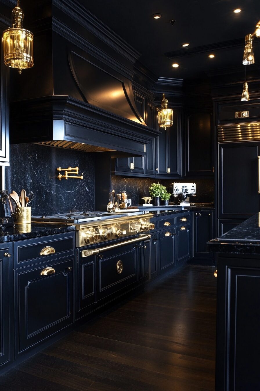19 Dark Kitchen Cabinets to Bring a Bold Statement to Your Cooking Area 3 dark kitchen cabinets
