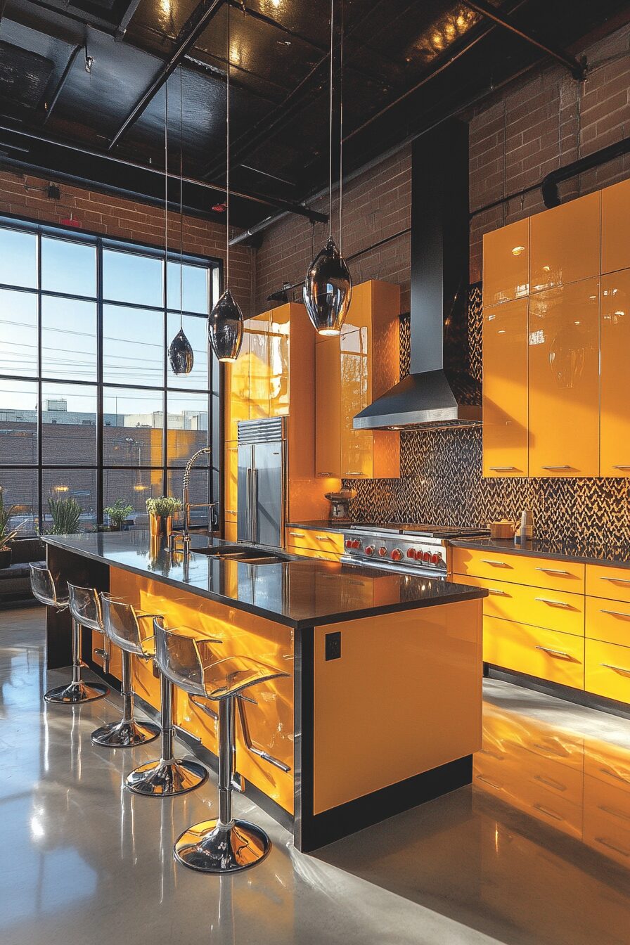 19 Yellow Kitchen Cabinets to Inspire Happiness and Freshness in Your Kitchen 3 yellow kitchen cabinets