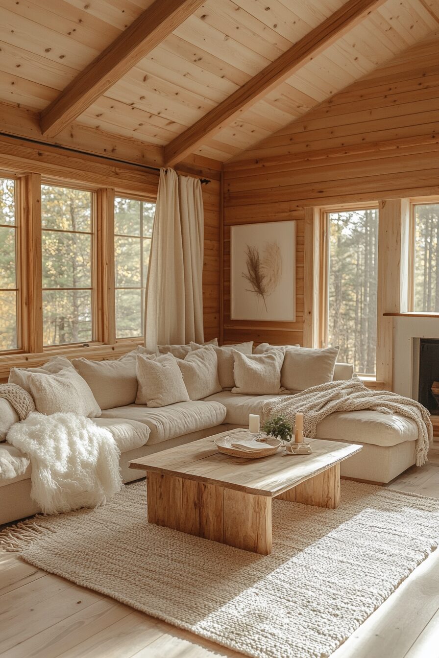 29 Little Cabin Living Room Ideas to Design a Beautiful and Functional Retreat 3 little cabin living room