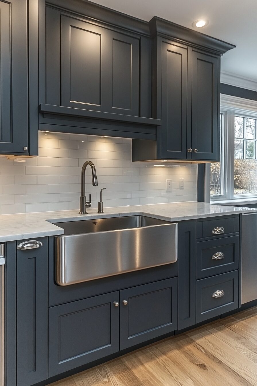 29 Dark Green Kitchen Cabinets to Bring Color and Character to Your Cooking Space 3 dark green kitchen cabinets