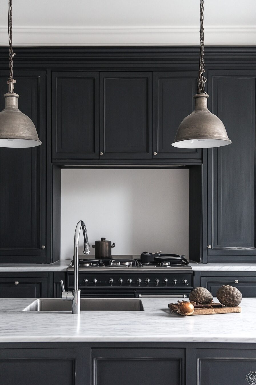 19 Dark Kitchen Cabinets to Bring a Bold Statement to Your Cooking Area 4 dark kitchen cabinets