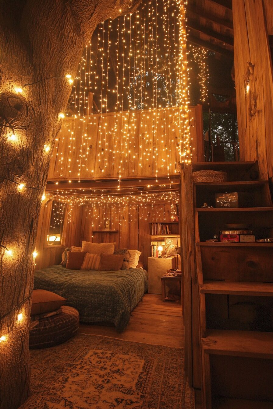 29 Boho Fairy Lights Bedroom Ideas to Create a Beautiful, Ethereal Bedroom 4 boho fairy lights bedroom ideas