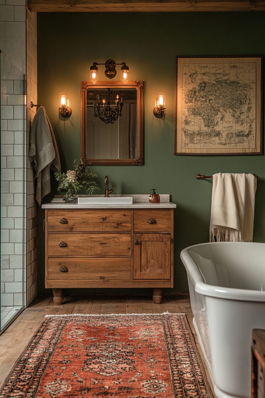 29 Green Bathroom Ideas to Create a Serene and Beautiful Bathroom Environment 4 green bathroom