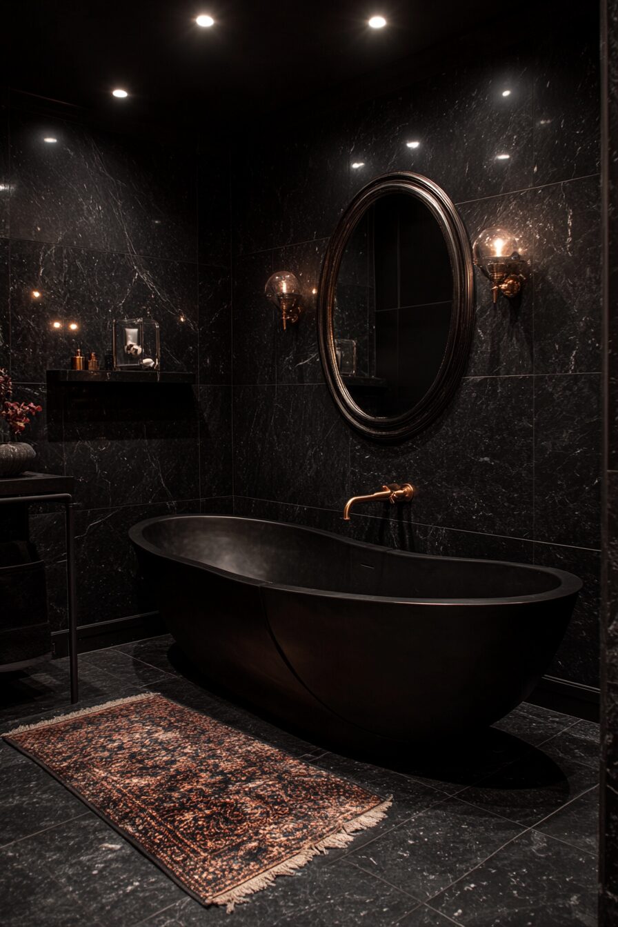 29 Black Bathroom Ideas for a Bold and Luxurious Bathroom Transformation 4 black bathroom