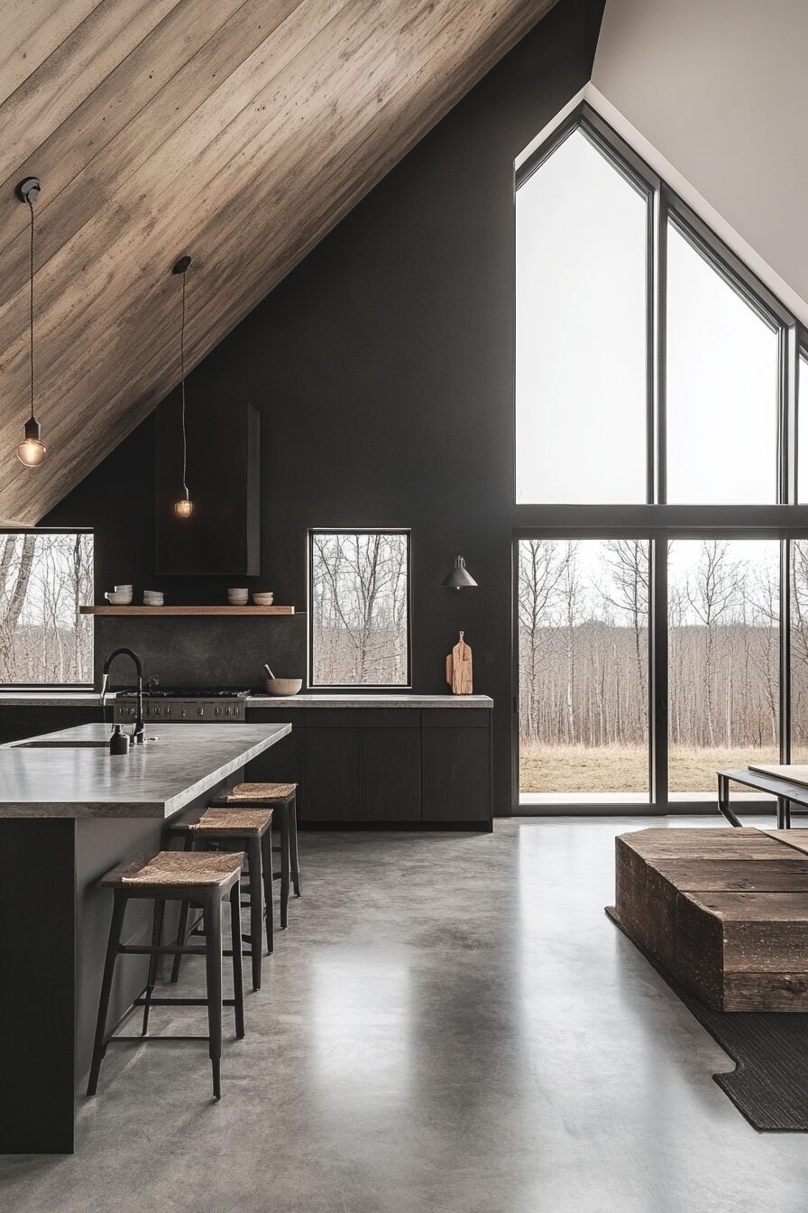 19 Black Kitchen Cabinets for Crafting a Stylish and Functional Culinary Hub 4 black kitchen cabinets