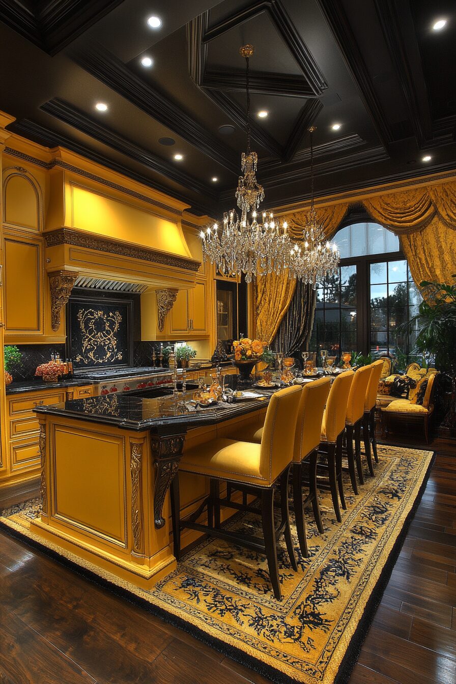 19 Yellow Kitchen Cabinets to Inspire Happiness and Freshness in Your Kitchen 4 yellow kitchen cabinets