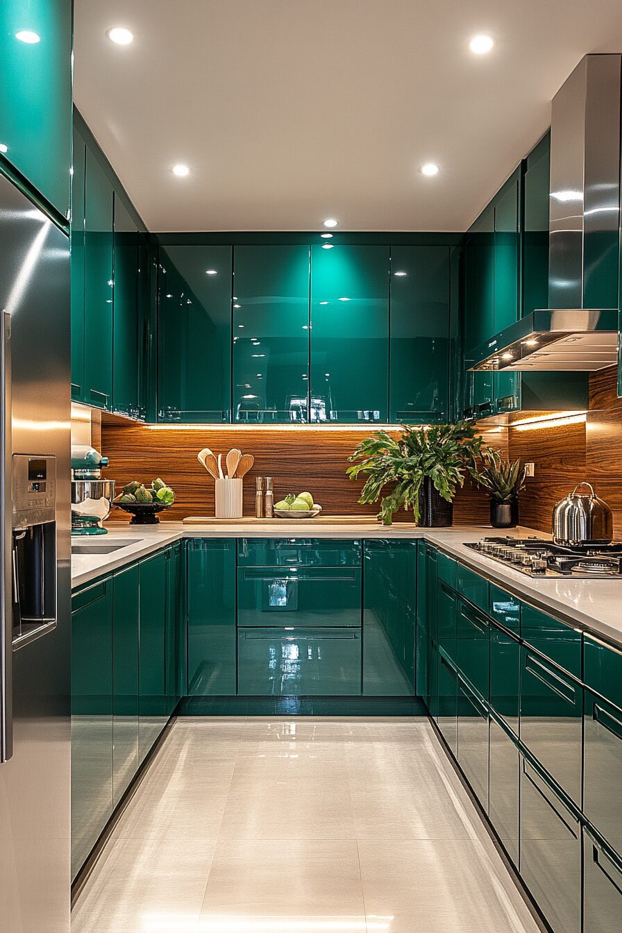 29 Dark Green Kitchen Cabinets to Bring Color and Character to Your Cooking Space 4 dark green kitchen cabinets