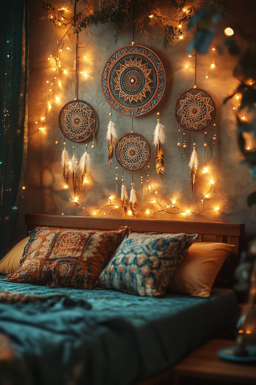 29 Boho Fairy Lights Bedroom Ideas to Create a Beautiful, Ethereal Bedroom 5 boho fairy lights bedroom ideas