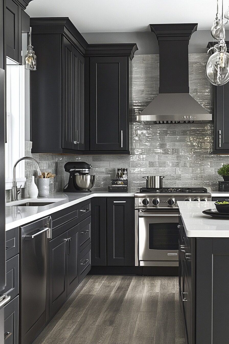 19 Gray Kitchen Cabinets for a Fresh and Inviting Look in Your Kitchen 5 gray kitchen cabinets