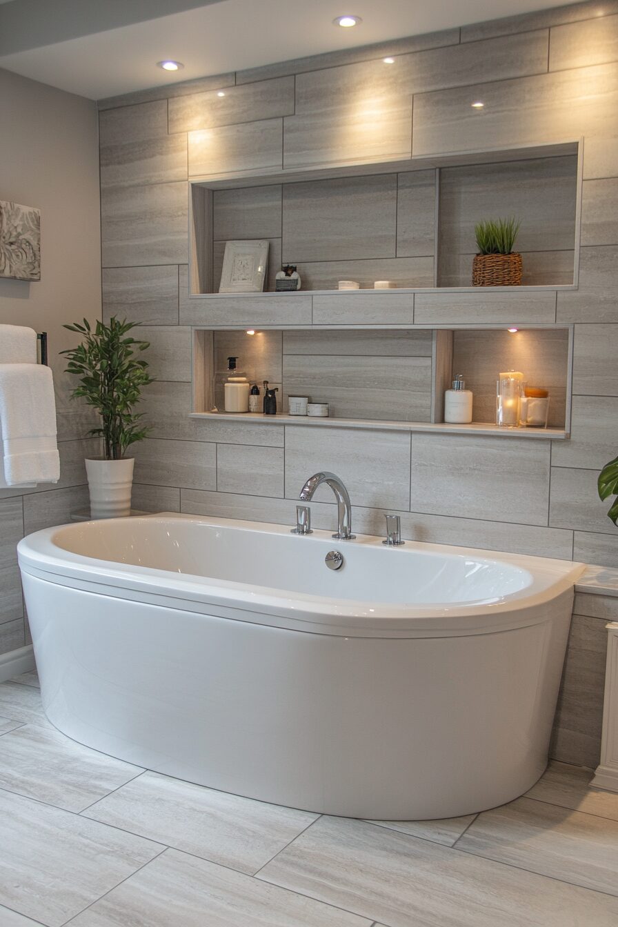 29 Small Bathroom with Tub Ideas to Maximize Space Without Sacrificing Style 5 small bathroom with tub