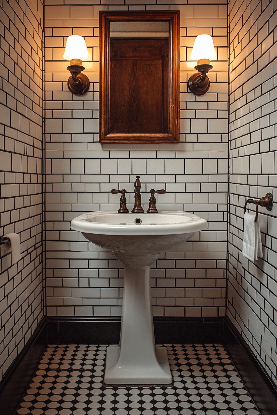 29 Small Bathroom Tile Ideas for a Fresh and Vibrant Bathroom Makeover 5 small bathroom tile ideas