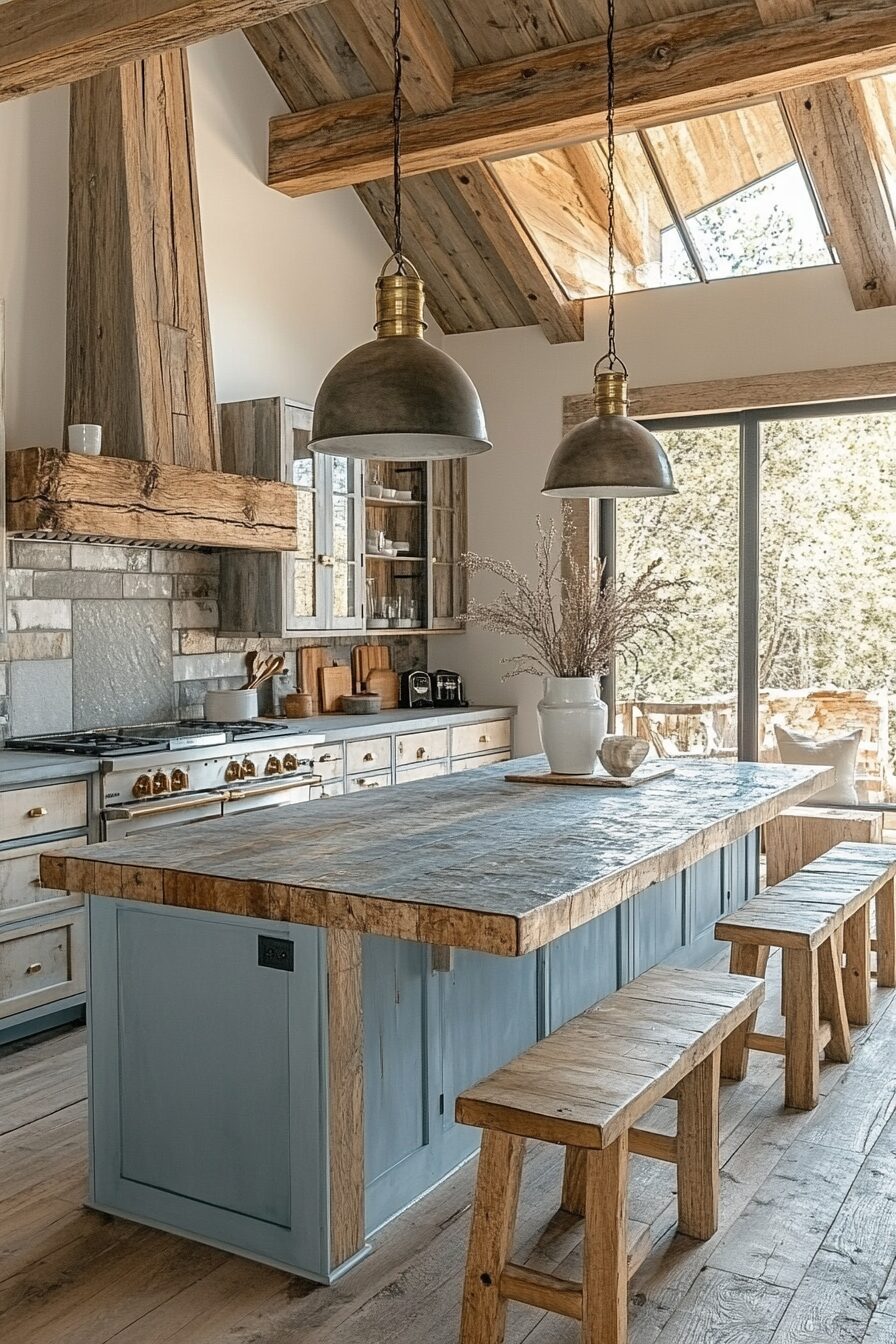 19 Rustic Kitchen Cabinets to Create the Perfect Blend of Style and Comfort 6 rustic kitchen cabinets