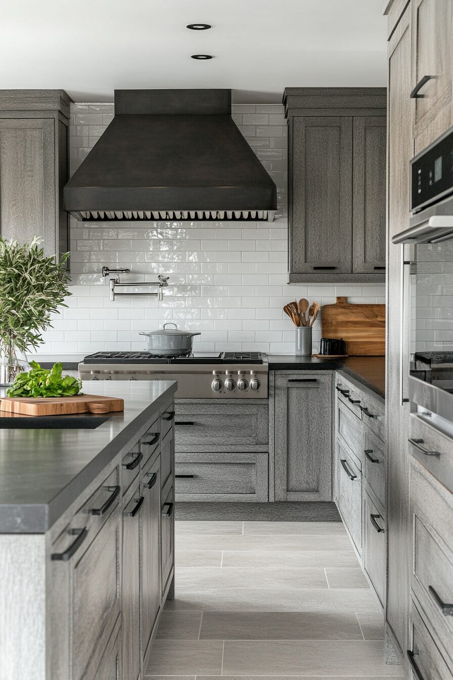 19 Gray Kitchen Cabinets for a Fresh and Inviting Look in Your Kitchen 6 gray kitchen cabinets