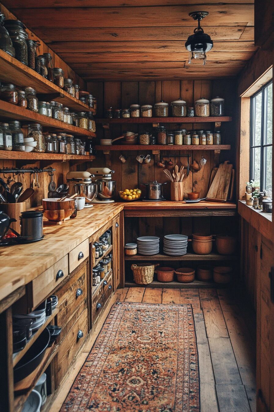 29 Little Cabin Kitchen Ideas to Bring Rustic Charm to Your Cooking Area 6 little cabin kitchen