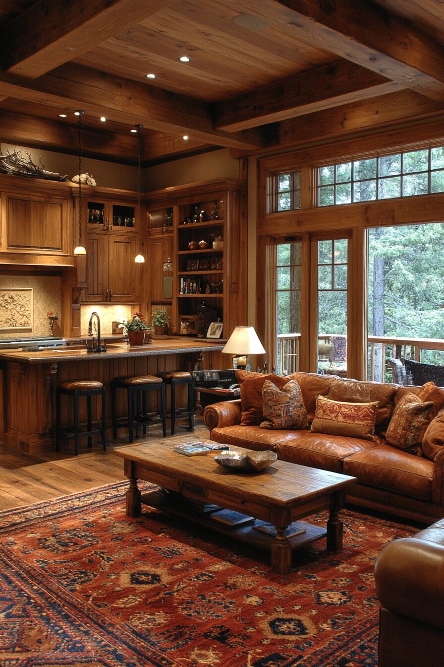 29 Little Cabin Living Room Ideas to Design a Beautiful and Functional Retreat 6 little cabin living room