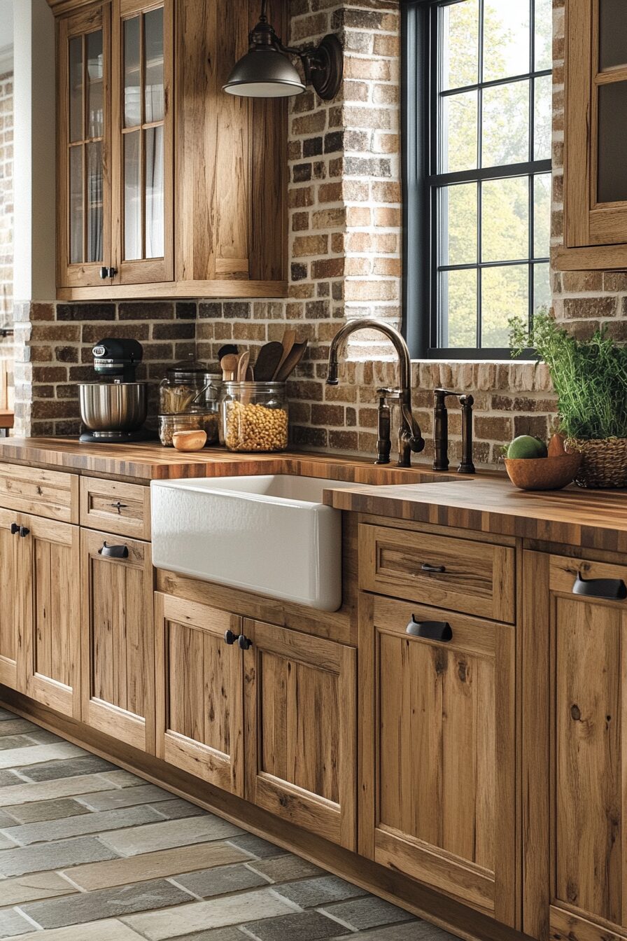 19 Hickory Kitchen Cabinets for a Rustic Yet Contemporary Culinary Hub 7 hickory kitchen cabinets