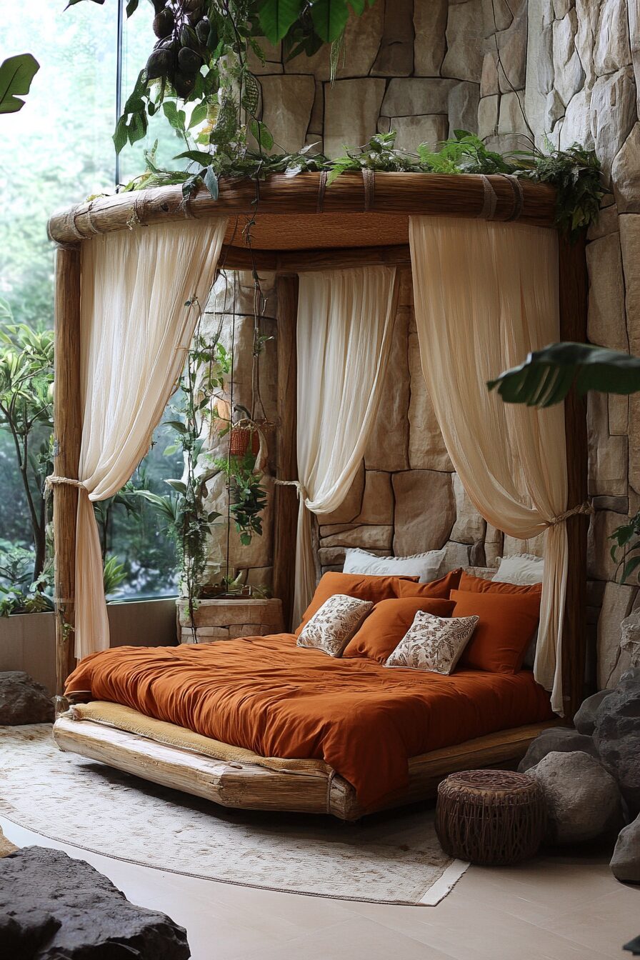 29 Boho Bedroom with Canopy Ideas for a Relaxing, Enchanting Bedroom Makeover 7 Boho Bedroom with Canopy