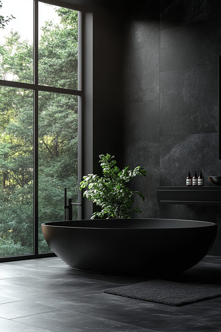 29 Black Bathroom Ideas for a Bold and Luxurious Bathroom Transformation 7 black bathroom
