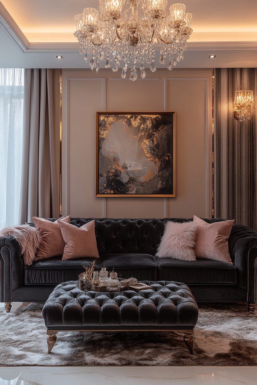 29 Dark Grey Sofa Living Room Ideas to Infuse Your Home with Modern Elegance 8 Dark grey sofa living room