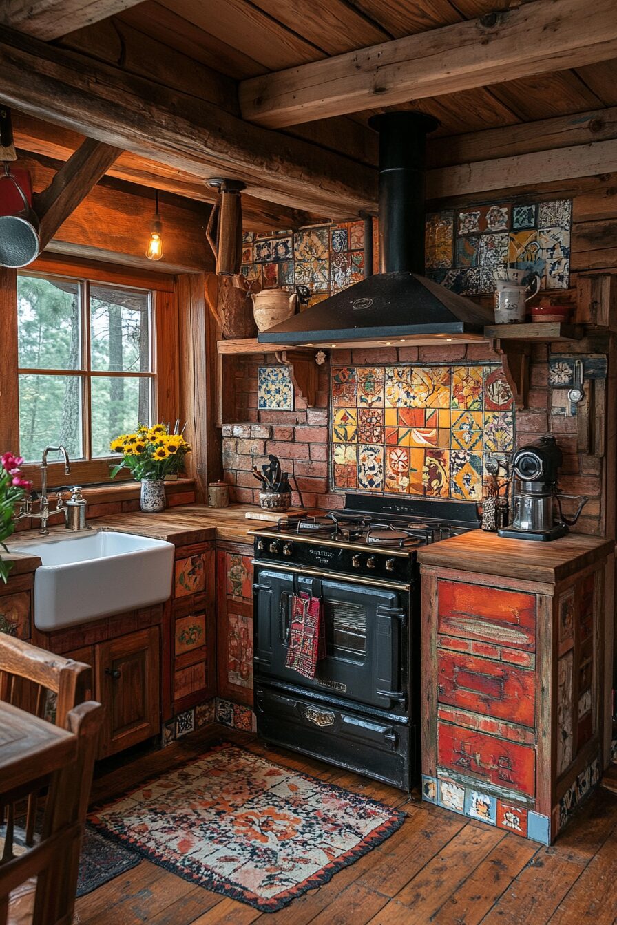 29 Little Cabin Kitchen Ideas to Bring Rustic Charm to Your Cooking Area 8 little cabin kitchen