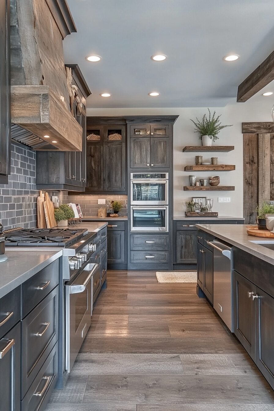 19 Dark Kitchen Cabinets to Bring a Bold Statement to Your Cooking Area 8 dark kitchen cabinets
