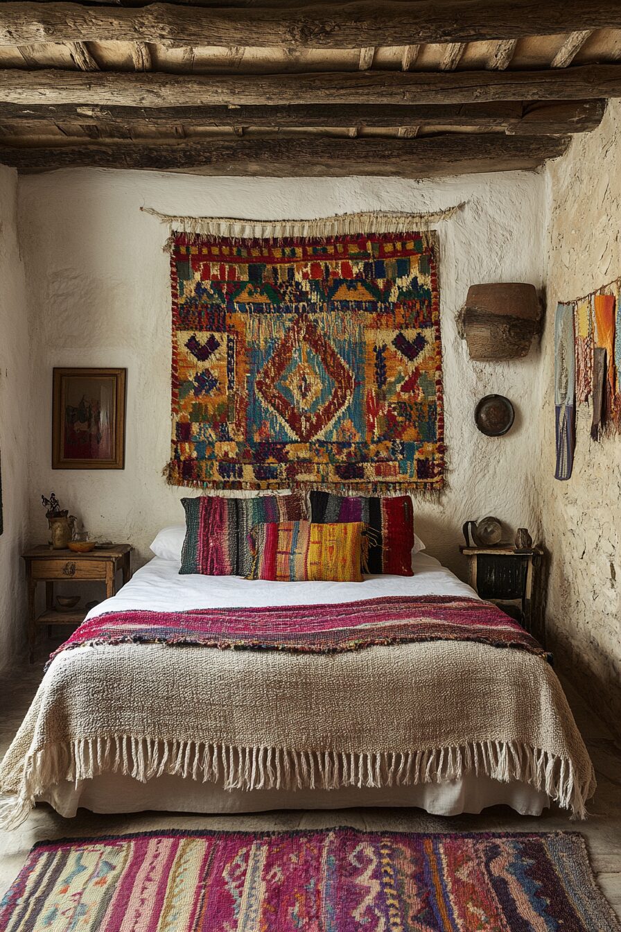 29 Eclectic Boho Bedroom Ideas That Embrace Vibrant Colors and Textures 9 Eclectic Boho Bedroom