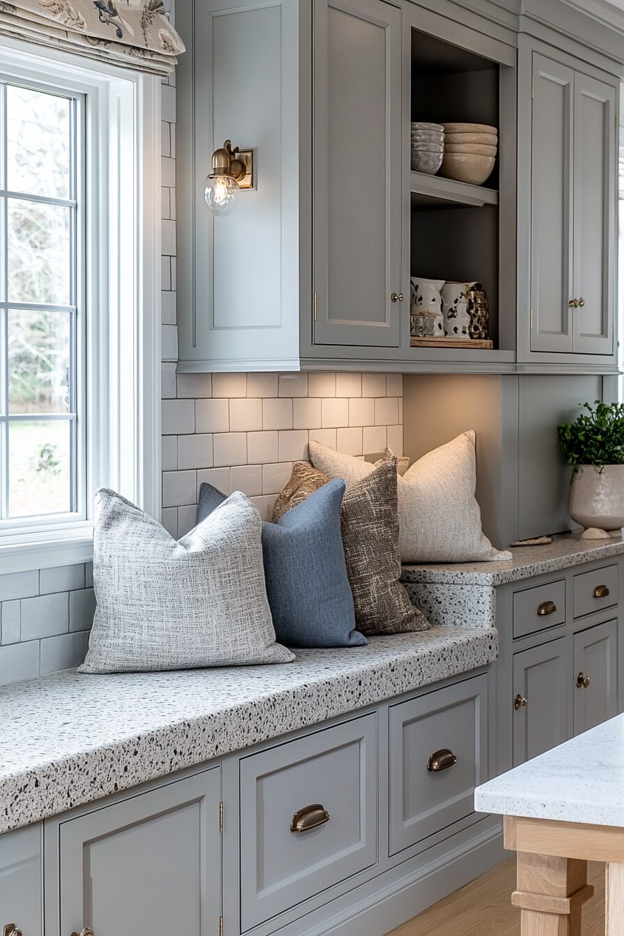 19 Gray Kitchen Cabinets for a Fresh and Inviting Look in Your Kitchen 9 gray kitchen cabinets