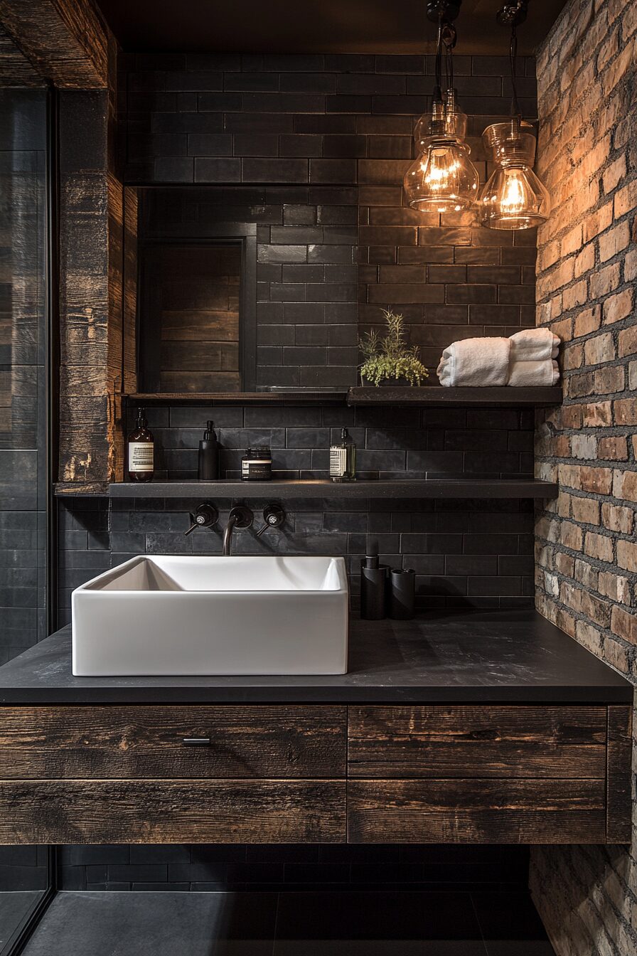 29 Black Bathroom Ideas for a Bold and Luxurious Bathroom Transformation 9 black bathroom