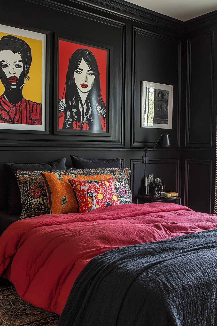 29 Black Bedroom Ideas to Create a Calming and Elegant Bedroom Vibe 9 black bedroom
