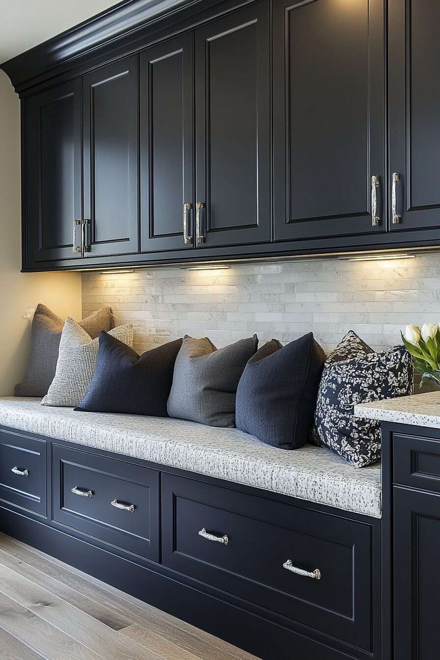 19 Dark Kitchen Cabinets to Bring a Bold Statement to Your Cooking Area 9 dark kitchen cabinets