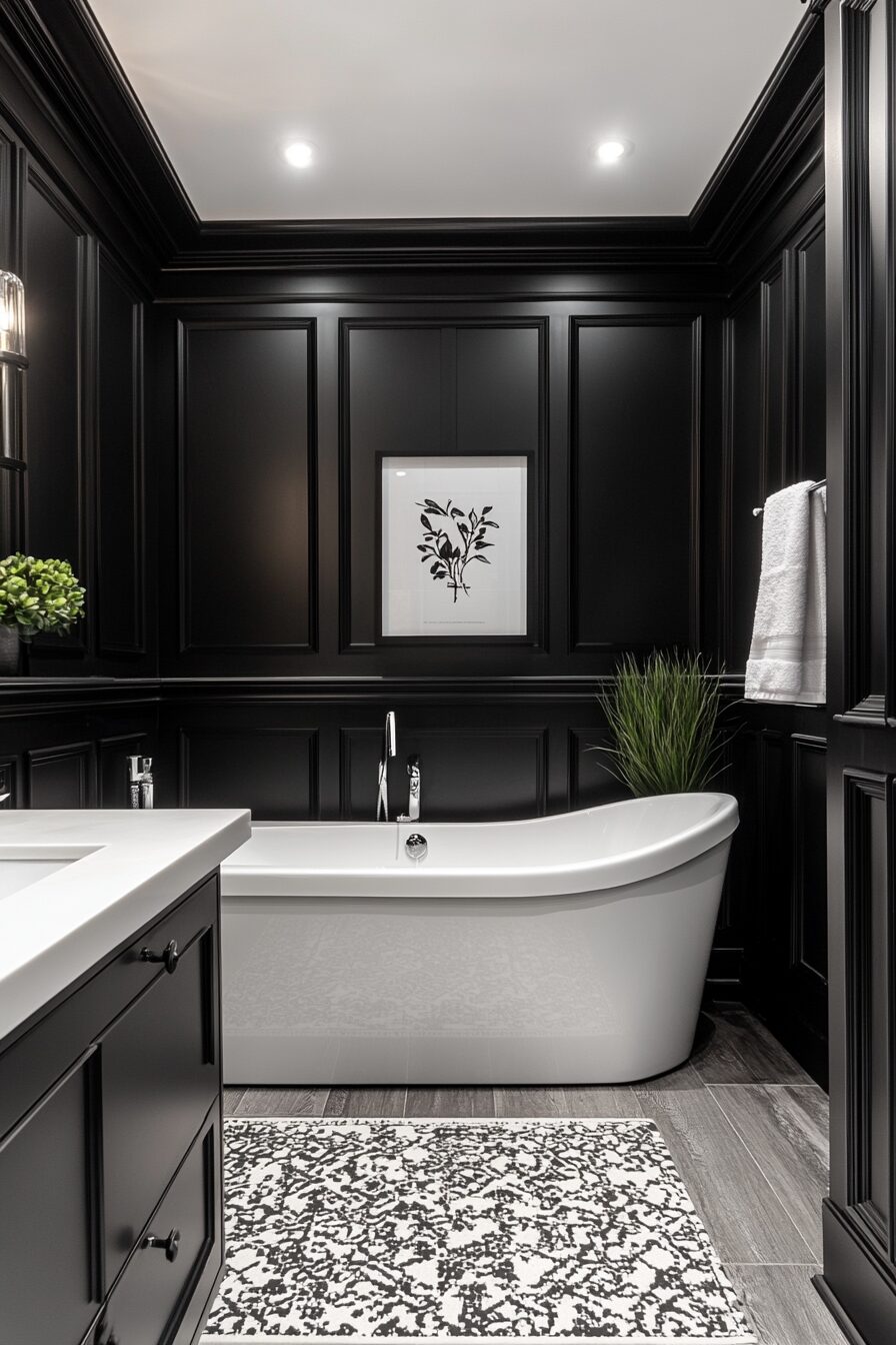 29 Black Bathroom Ideas for a Bold and Luxurious Bathroom Transformation 11 black bathroom
