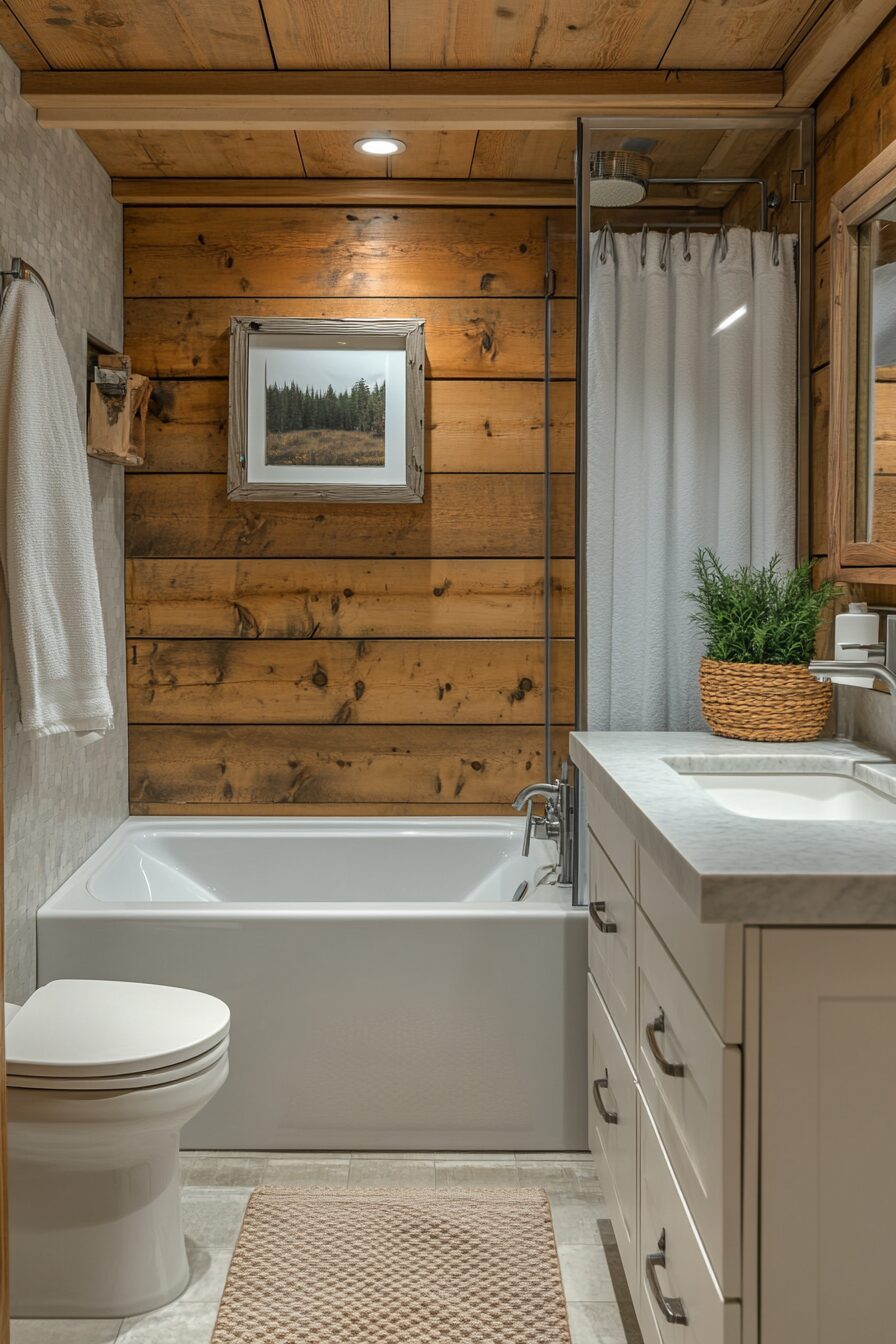 29 Little Cabin Bathroom Ideas to Maximize Space While Keeping it Cozy 11 little cabin bathroom