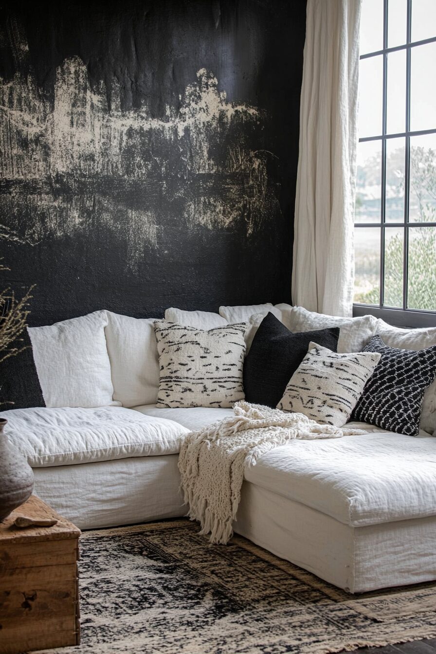 29 Black and White Living Room Ideas for Perfecting Your Living Room Aesthetic 29 Black and white living room