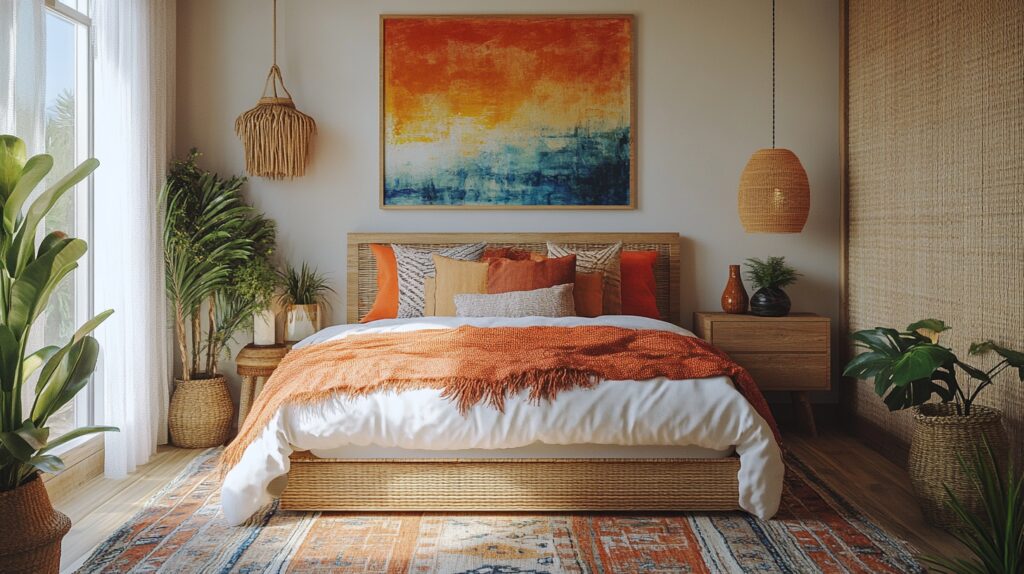 29 Eclectic Boho Bedroom Ideas That Embrace Vibrant Colors and Textures 4 Eclectic Boho Bedroom