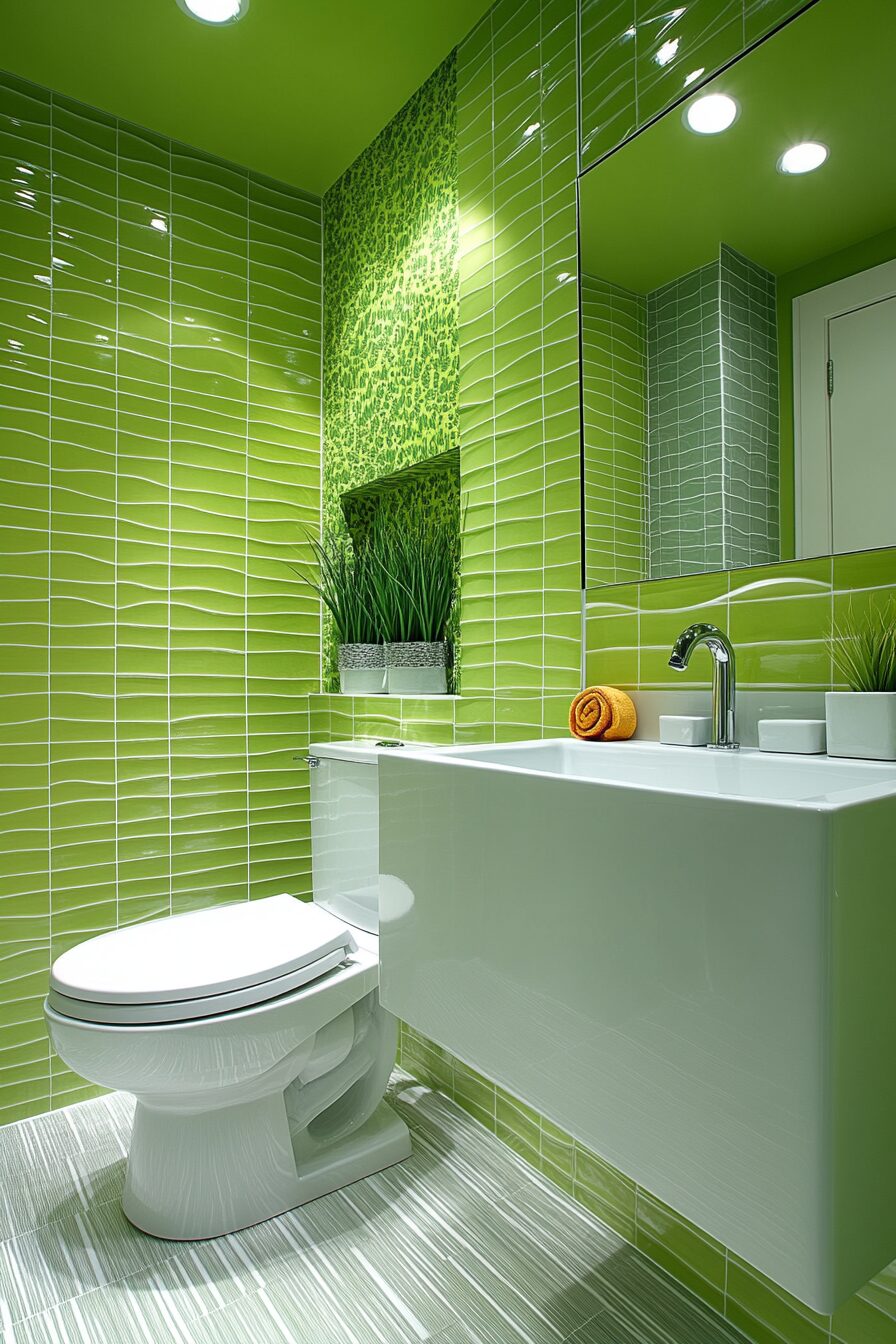 29 Green Bathroom Ideas to Create a Serene and Beautiful Bathroom Environment 13 green bathroom