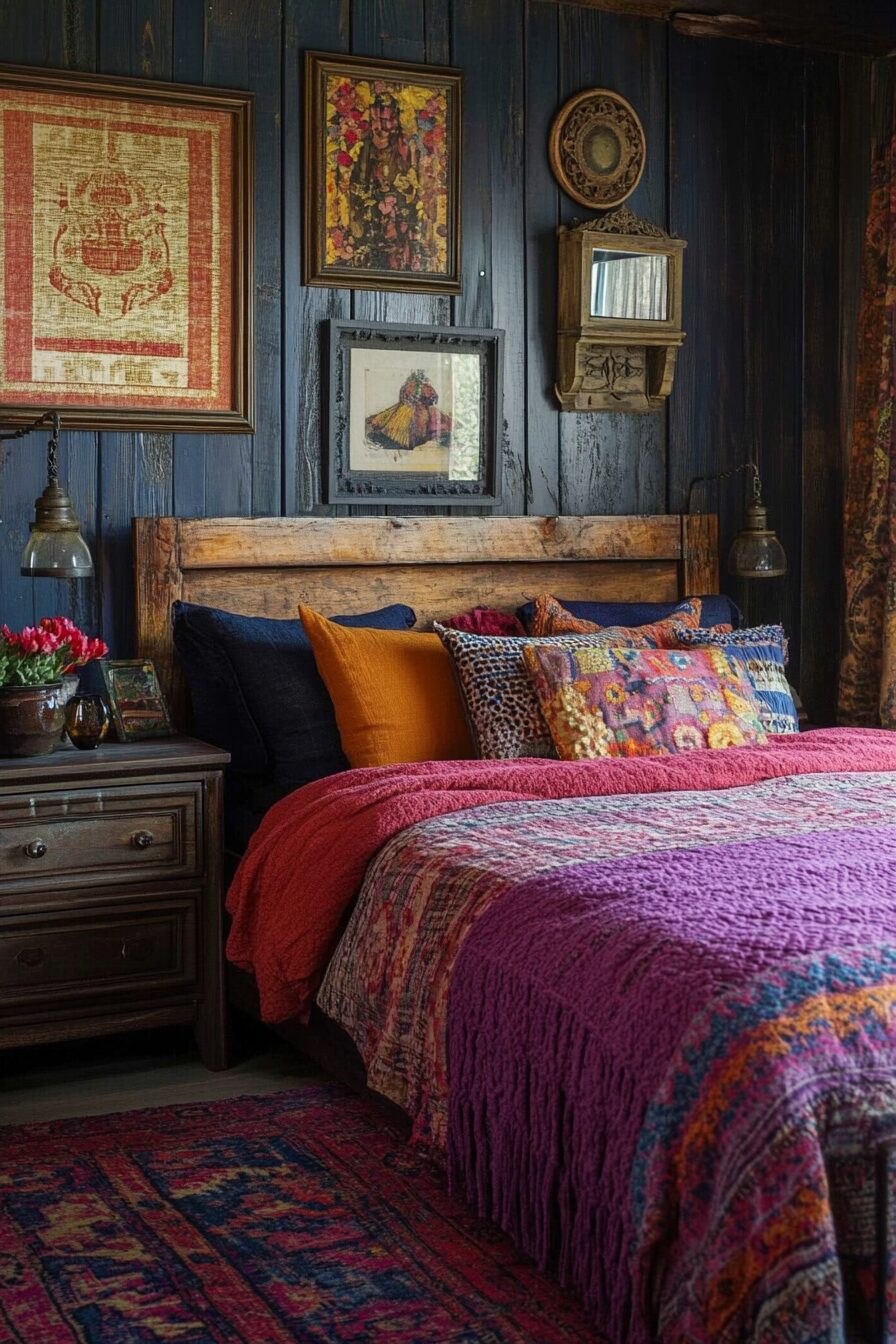 29 Colorful Eclectic Bedroom Ideas to Bring Joy and Energy into Your Home 18 Colorful Eclectic Bedroom