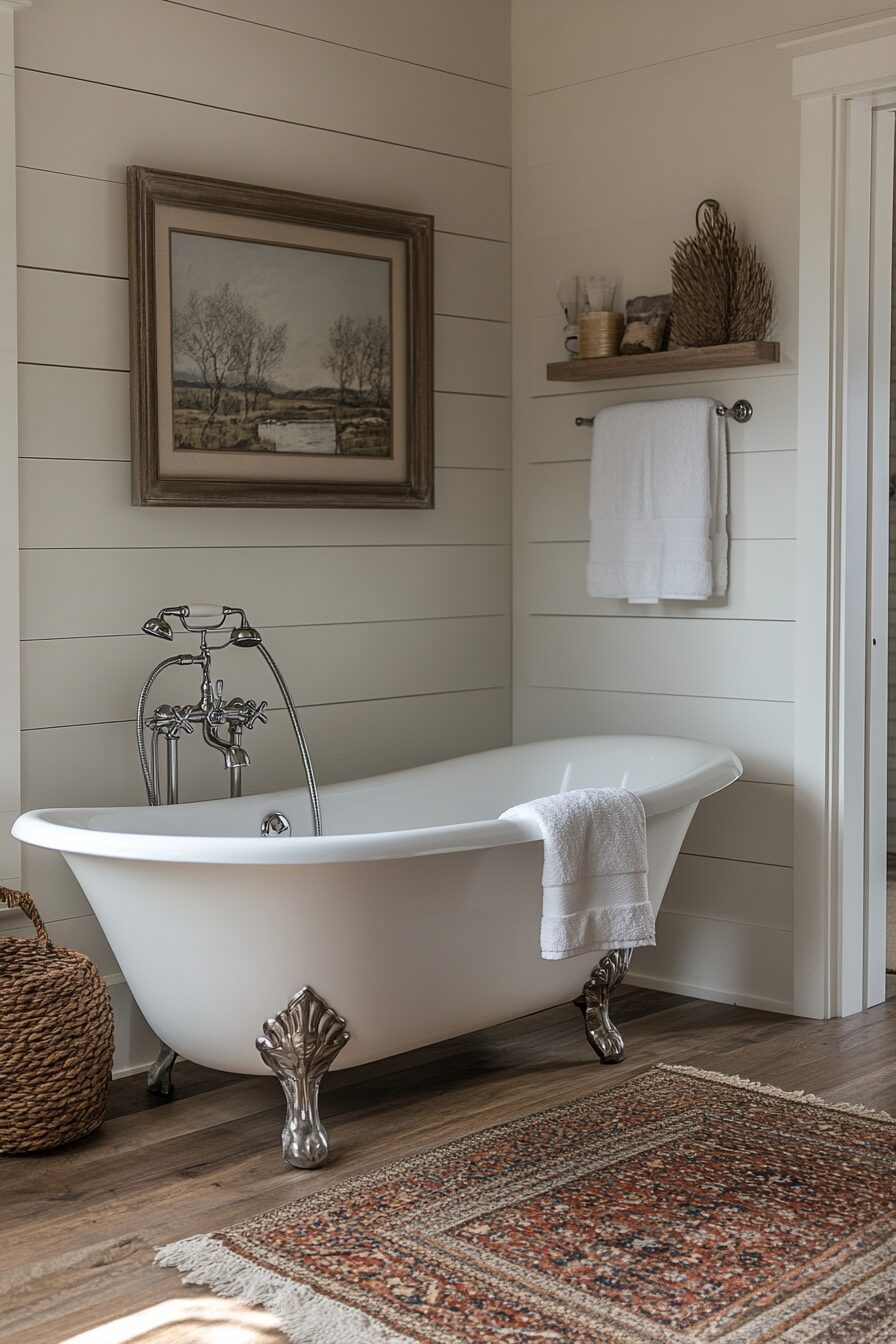 29 Small Bathroom with Tub Ideas to Maximize Space Without Sacrificing Style 6 small bathroom with tub