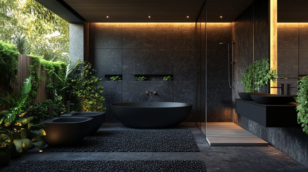 29 Black Bathroom Ideas for a Bold and Luxurious Bathroom Transformation 3 black bathroom