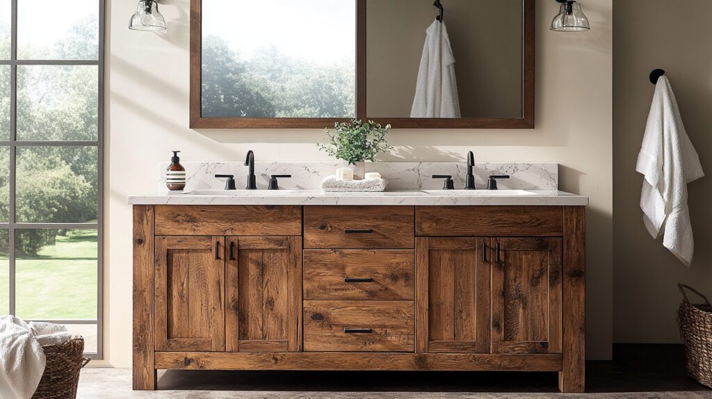 29 Double Sink Bathroom Vanity Ideas to Fit Any Bathroom Size or Style 7 double sink bathroom vanity