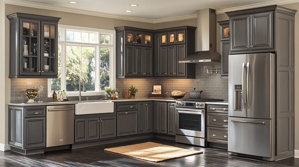 19 Gray Kitchen Cabinets for a Fresh and Inviting Look in Your Kitchen 1 gray kitchen cabinets