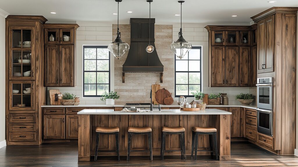 19 Rustic Kitchen Cabinets to Create the Perfect Blend of Style and Comfort 4 rustic kitchen cabinets