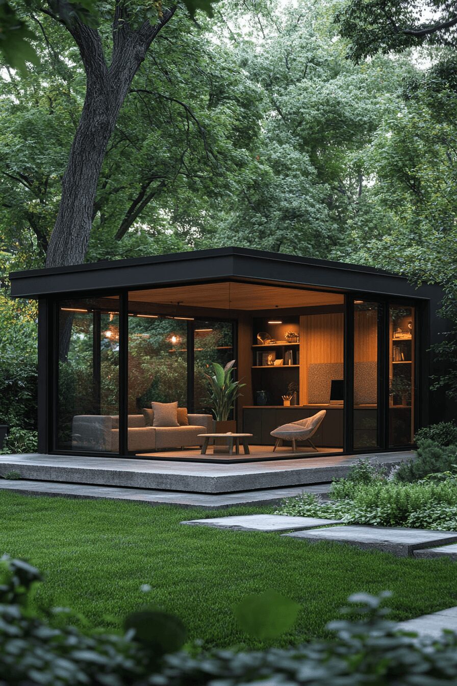 29 Contemporary Garden Rooms Ideas to Make Your Backyard Feel Like a Retreat 1 contemporary garden rooms