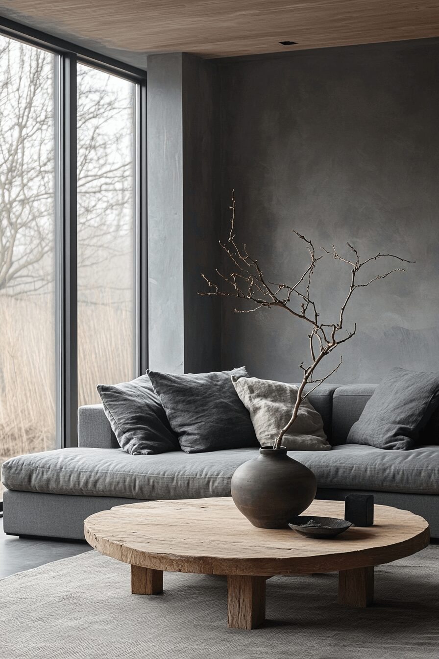 29 Grey Minimalist Living Room Ideas That Exude Calm and Clarity 10 Grey minimalist living room