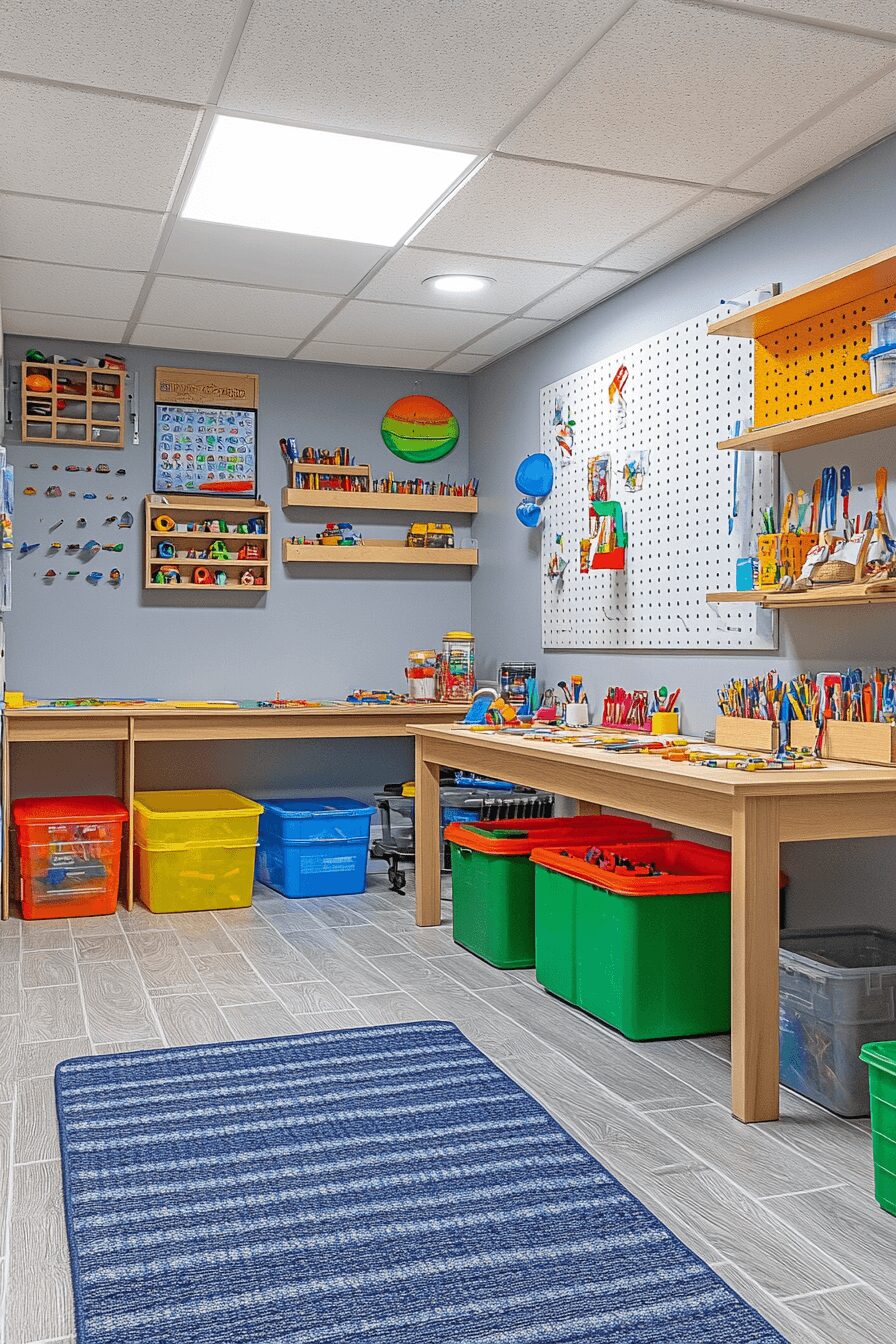 29 Basement Family Room Ideas for an Elegant and Practical Family Space 13 basement family room