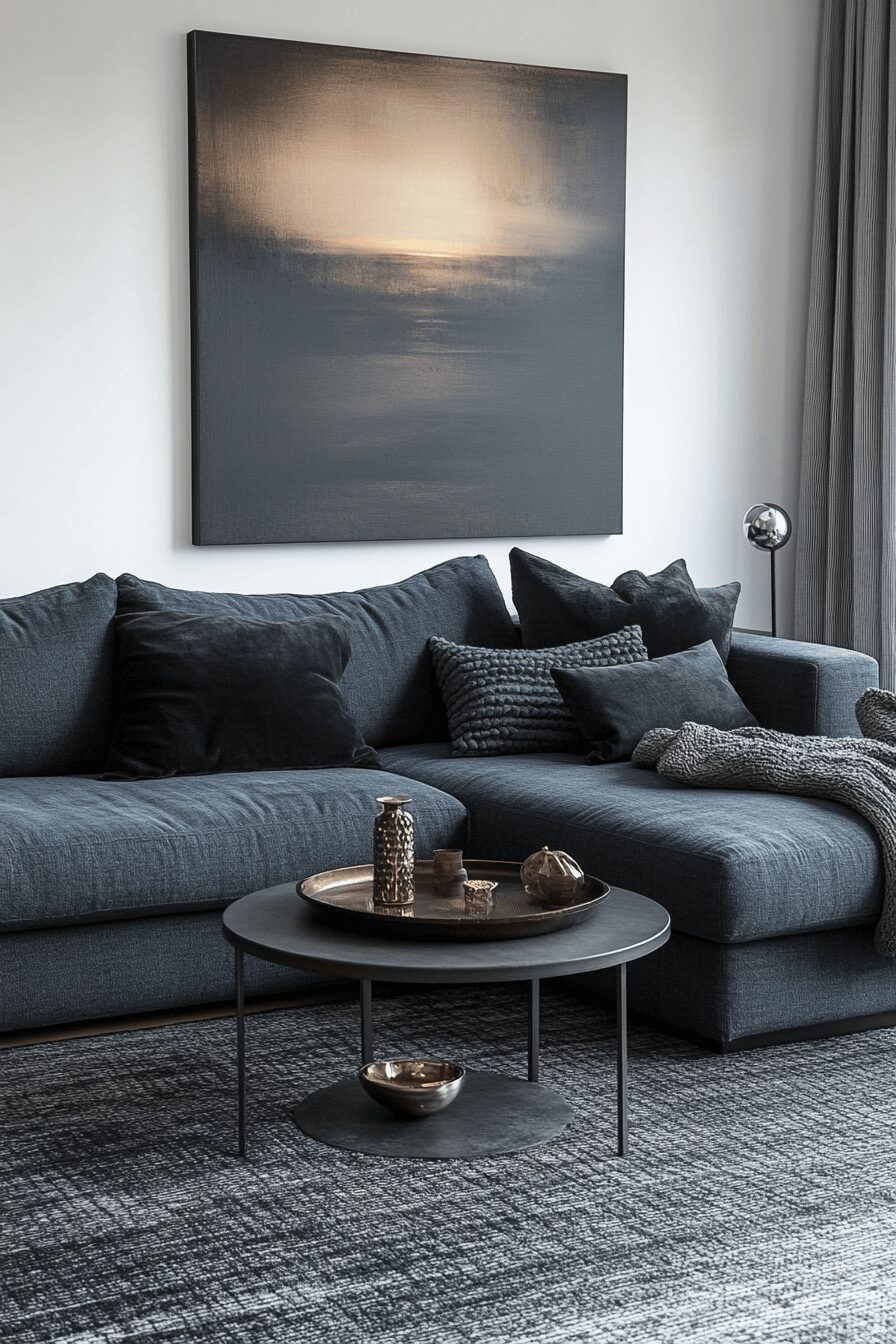 29 Grey Minimalist Living Room Ideas That Exude Calm and Clarity 13 Grey minimalist living room