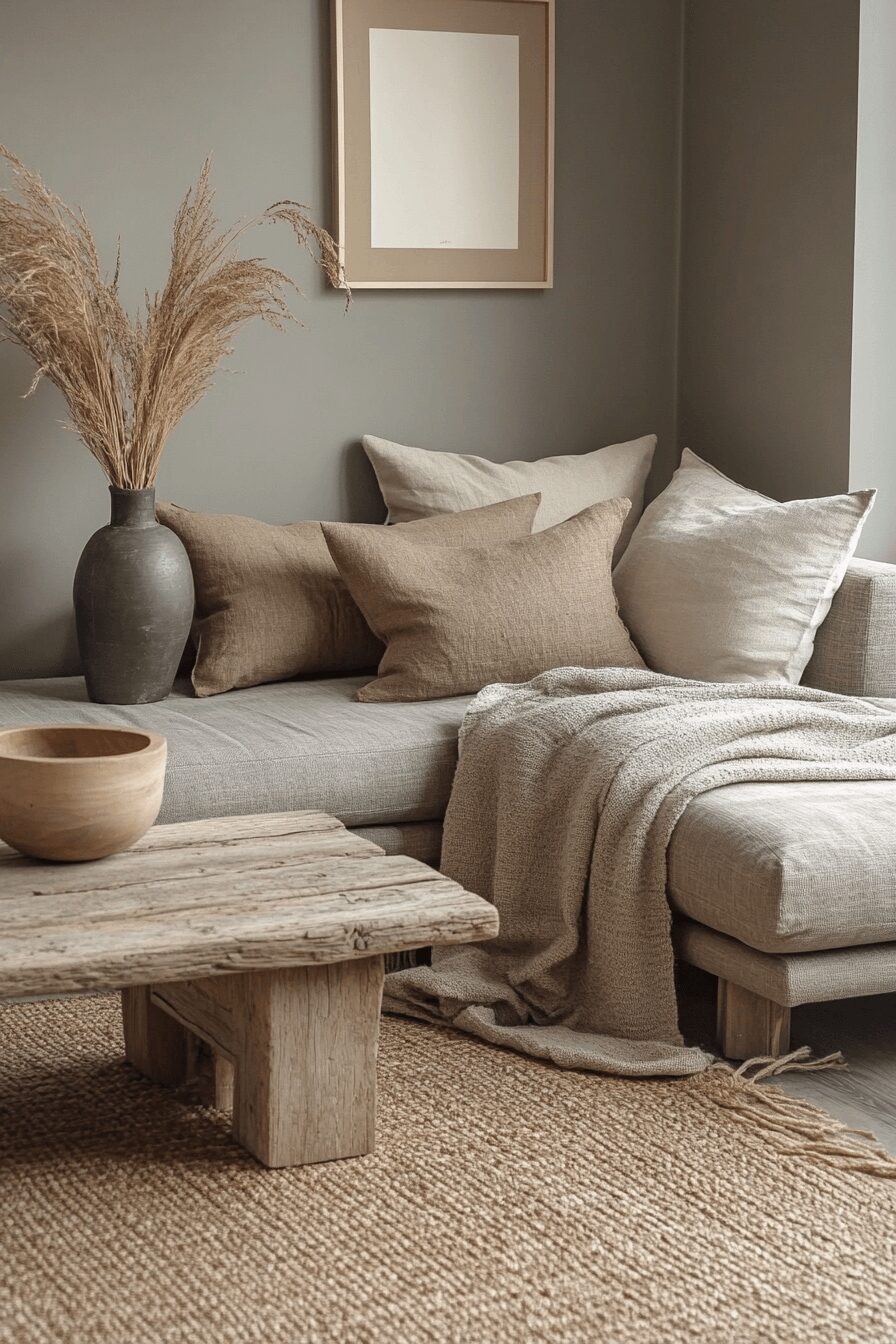 29 Grey Minimalist Living Room Ideas That Exude Calm and Clarity 14 Grey minimalist living room